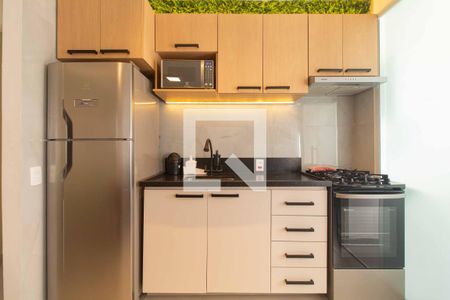 Sala e Cozinha de apartamento para alugar com 1 quarto, 36m² em Liberdade, São Paulo