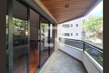 Varanda da Sala de apartamento para alugar com 5 quartos, 277m² em Moema, São Paulo