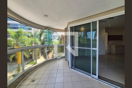 Varanda da Sala de apartamento à venda com 3 quartos, 118m² em Barra da Tijuca, Rio de Janeiro