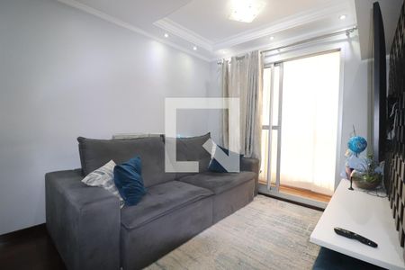 Sala de apartamento à venda com 3 quartos, 67m² em Vila Homero Thon, Santo André