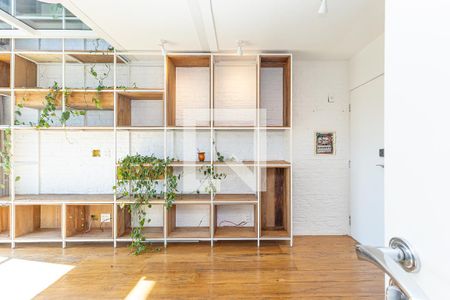 Sala de apartamento para alugar com 1 quarto, 55m² em Moema, São Paulo