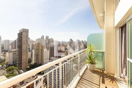 Sacada de apartamento para alugar com 1 quarto, 55m² em Moema, São Paulo