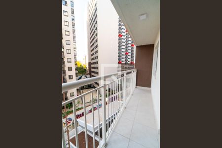 Sacada da Sala/Cozinha de apartamento para alugar com 1 quarto, 30m² em Planalto Paulista, São Paulo