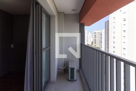 Varanda de kitnet/studio à venda com 1 quarto, 28m² em Santo Amaro, São Paulo