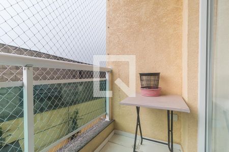 Varanda da Sala de apartamento para alugar com 1 quarto, 43m² em Santa Lúcia, Poá