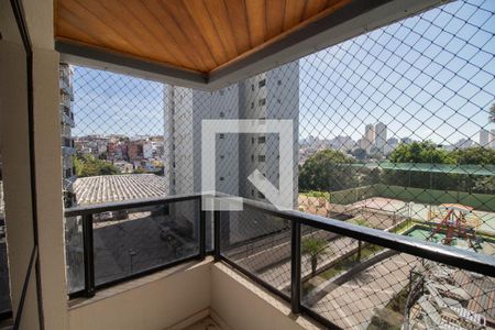 VARANDA DA SALA de apartamento para alugar com 3 quartos, 98m² em Vila Guaca, São Paulo