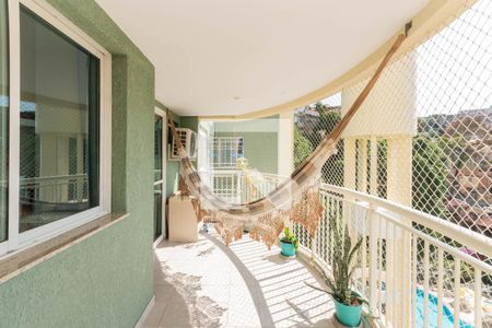 Varanda da Sala de apartamento à venda com 2 quartos, 71m² em Tijuca, Rio de Janeiro