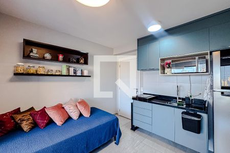 Sala/Cozinha de kitnet/studio para alugar com 1 quarto, 32m² em Belenzinho, São Paulo