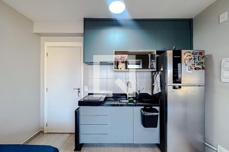 Sala/Cozinha de kitnet/studio para alugar com 1 quarto, 32m² em Belenzinho, São Paulo