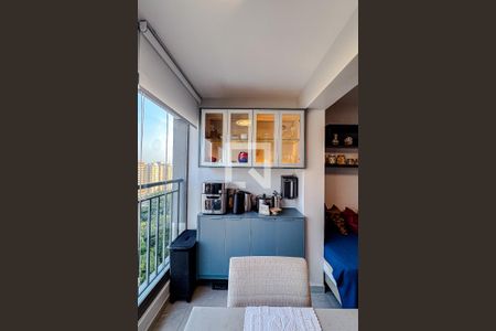 Varanda de kitnet/studio para alugar com 1 quarto, 32m² em Belenzinho, São Paulo