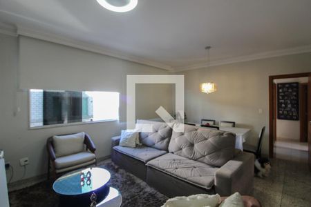 Sala de apartamento à venda com 3 quartos, 91m² em Castelo, Belo Horizonte