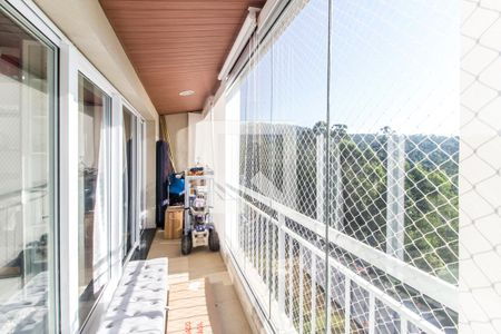 Varanda de apartamento à venda com 1 quarto, 50m² em Centro Empresarial Tamboré, Santana de Parnaíba