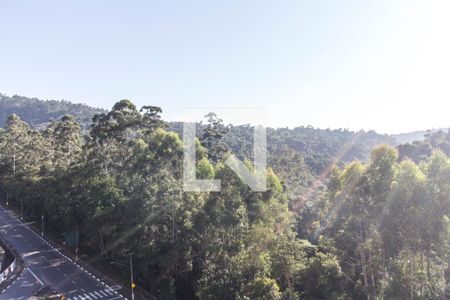 Vista da Varanda de apartamento à venda com 1 quarto, 50m² em Centro Empresarial Tamboré, Santana de Parnaíba