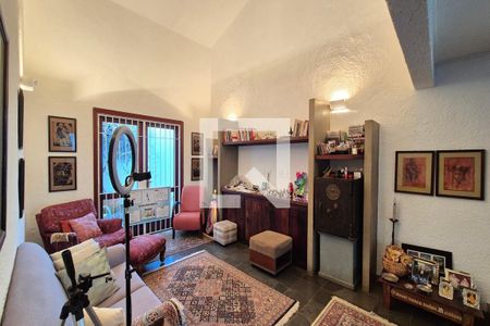 Sala de casa de condomínio à venda com 4 quartos, 398m² em Jardim das Palmeiras, Campinas