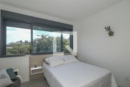Sala / Quarto / Cozinha de kitnet/studio para alugar com 0 quarto, 27m² em Boa Vista, Porto Alegre