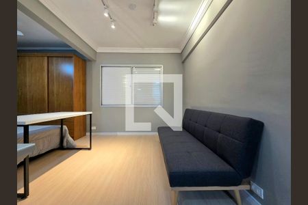 Sala de apartamento para alugar com 1 quarto, 36m² em Indianópolis, São Paulo