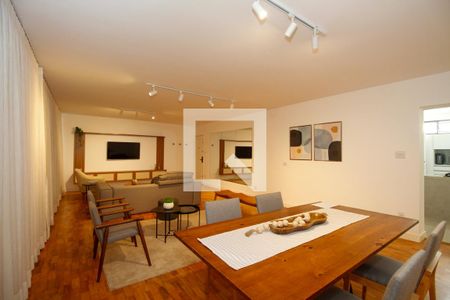 Sala de Estar e Jantar de apartamento para alugar com 3 quartos, 158m² em Cerqueira César, São Paulo