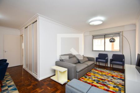 Sala de estar de apartamento para alugar com 3 quartos, 127m² em Paraíso, São Paulo