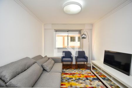 Sala de estar de apartamento para alugar com 3 quartos, 127m² em Paraíso, São Paulo