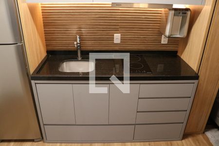 Sala Cozinha Integrada de apartamento para alugar com 1 quarto, 44m² em Perdizes, São Paulo