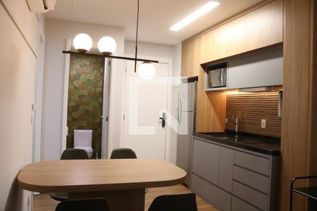 Sala Cozinha Integrada de apartamento para alugar com 1 quarto, 44m² em Perdizes, São Paulo