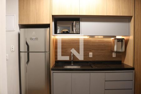 Sala Cozinha Integrada de apartamento para alugar com 1 quarto, 44m² em Perdizes, São Paulo