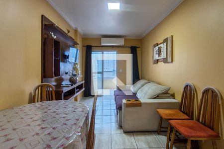 Sala de apartamento para alugar com 2 quartos, 80m² em Aviação, Praia Grande