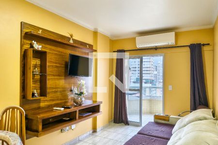Sala de apartamento para alugar com 2 quartos, 80m² em Aviação, Praia Grande