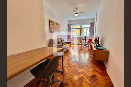 Sala de apartamento para alugar com 1 quarto, 55m² em Lapa, Rio de Janeiro