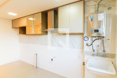 Sala/Cozinha de apartamento para alugar com 2 quartos, 54m² em Fátima, Canoas