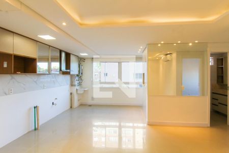 Sala/Cozinha de apartamento para alugar com 2 quartos, 54m² em Fátima, Canoas