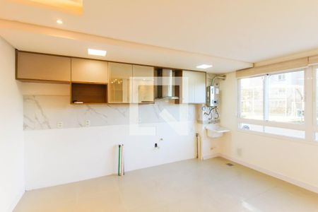 Sala/Cozinha de apartamento para alugar com 2 quartos, 54m² em Fátima, Canoas