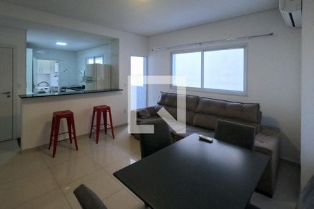 Sala de apartamento para alugar com 3 quartos, 82m² em José Menino, Santos