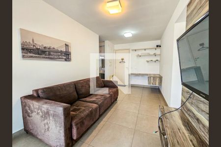 Sala de apartamento para alugar com 1 quarto, 45m² em Brooklin, São Paulo