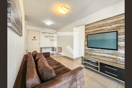 Sala de apartamento para alugar com 1 quarto, 45m² em Brooklin, São Paulo