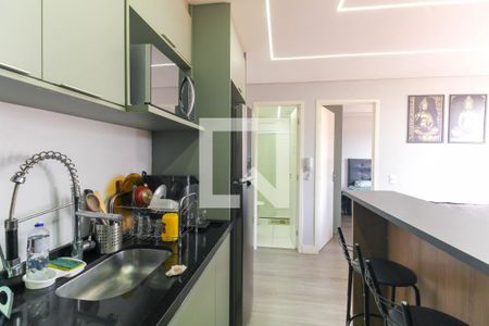 Sala/Cozinha de apartamento para alugar com 2 quartos, 34m² em Tatuapé, São Paulo