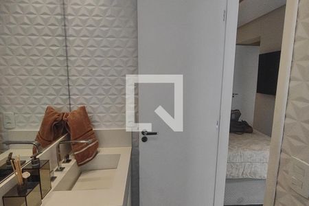 Banheiro da Suíte de apartamento à venda com 1 quarto, 62m² em Osvaldo Cruz, São Caetano do Sul