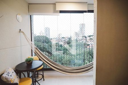 Varanda da Sala de apartamento à venda com 3 quartos, 70m² em Jardim Paraíso, São Paulo