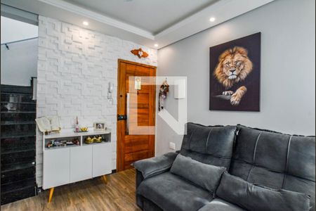 Sala de apartamento à venda com 2 quartos, 88m² em Vila Alice, Santo André