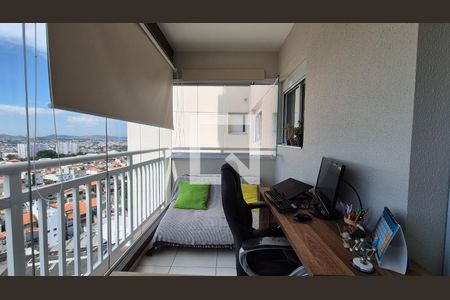 Varanda de apartamento à venda com 2 quartos, 62m² em Vila Apiai, Santo André