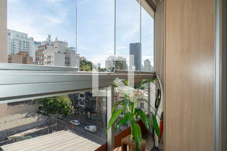 Varanda do Quarto de kitnet/studio para alugar com 1 quarto, 35m² em Consolação, São Paulo