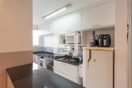 Cozinha de apartamento à venda com 2 quartos, 45m² em Loteamento Parque São Martinho, Campinas