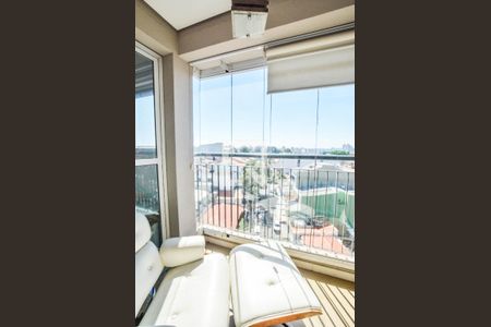 Varanda da Sala de apartamento à venda com 3 quartos, 59m² em Vila Pires, Santo André