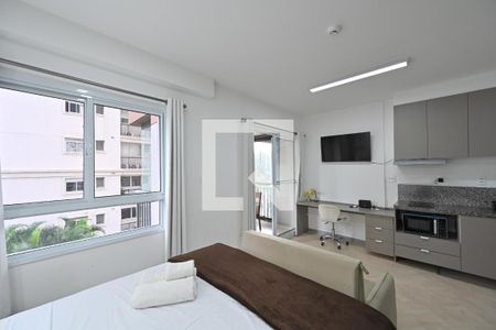 Sala/Quarto de kitnet/studio para alugar com 1 quarto, 34m² em Vila Clementino, São Paulo