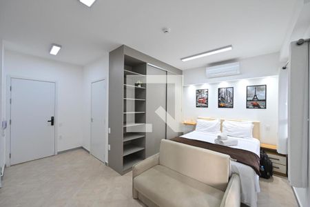 Sala/Quarto de kitnet/studio para alugar com 1 quarto, 34m² em Vila Clementino, São Paulo
