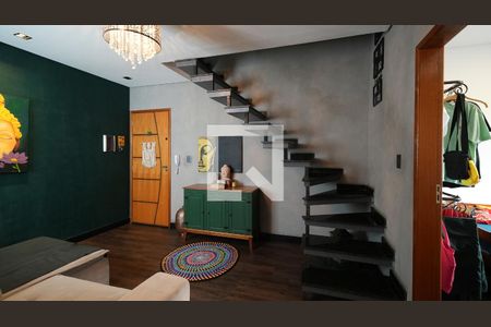 Sala de apartamento à venda com 2 quartos, 85m² em Parque das Nações, Santo André