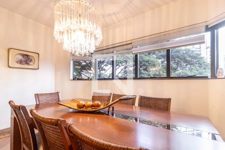 Sala de Jantar de apartamento para alugar com 4 quartos, 208m² em Indianópolis, São Paulo
