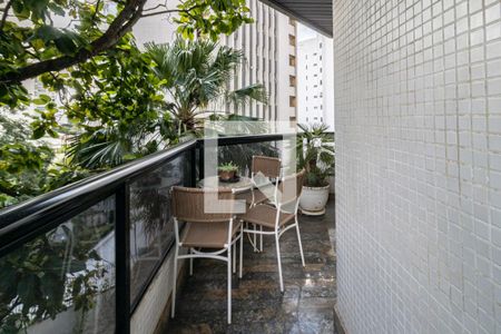 Varanda da Sala de apartamento para alugar com 4 quartos, 208m² em Indianópolis, São Paulo