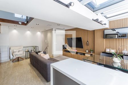 Sala/Cozinha de apartamento para alugar com 2 quartos, 100m² em Itaim Bibi, São Paulo