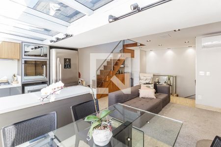 Sala/Cozinha de apartamento para alugar com 2 quartos, 100m² em Itaim Bibi, São Paulo